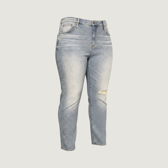 J. Crew Factory Denim - J.Crew Denim Light Wash Distressed Jeans Size 37 Plus Size Streetwear Casual